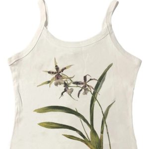 Botanical Bloom Tank Top - Y2K Vintage Outfits for Winter & Street Style