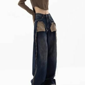 Canyon Town Cowboy Jeans - Y2K Vintage Outfits for Winter Street Style