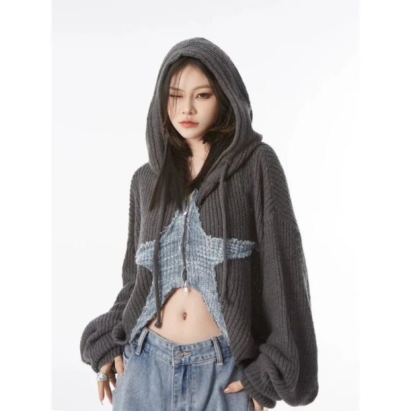 Celestial Shadow Hoodie - Y2K Vintage Aesthetic Street Style Fashion