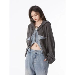 Celestial Shadow Hoodie - Y2K Vintage Aesthetic Street Style Fashion