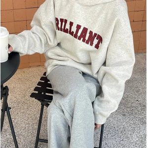 Fall Brilliant Statement Hoodie - Y2K Vintage Outfits for Women