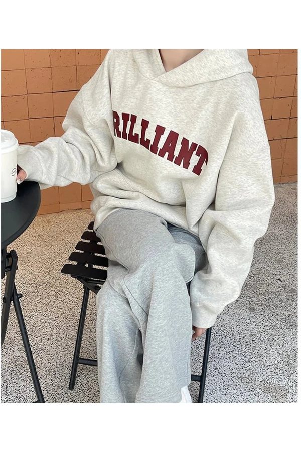 Fall Brilliant Statement Hoodie - Y2K Vintage Outfits for Women