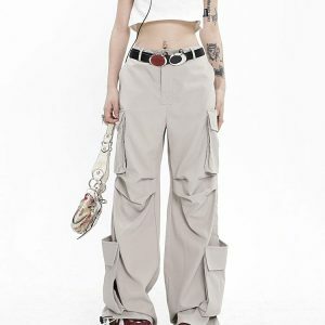 Got Chemistry Aesthetic Cargo Pants - Y2K Vintage Street Style Outfit