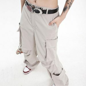 Got Chemistry Aesthetic Cargo Pants - Y2K Vintage Street Style Outfit