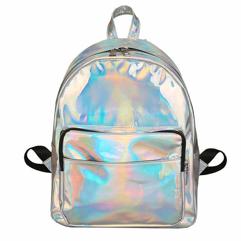 Holo Mini Backpack - Y2K Vintage Outfits for Winter & Street Style