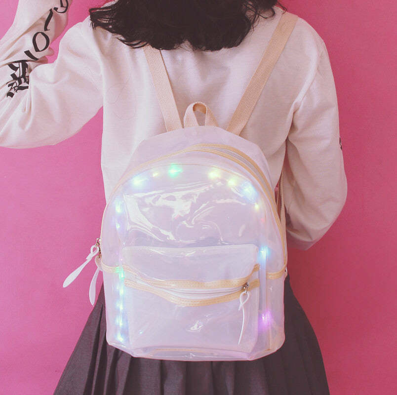 Light Show Backpack - Y2K Vintage Outfits for Winter & Street Style Fashion