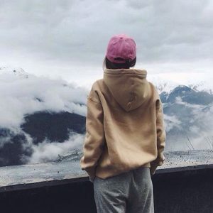 Nude Hoodie - Y2K Vintage Outfits for Winter, Street Styles & Aesthetic