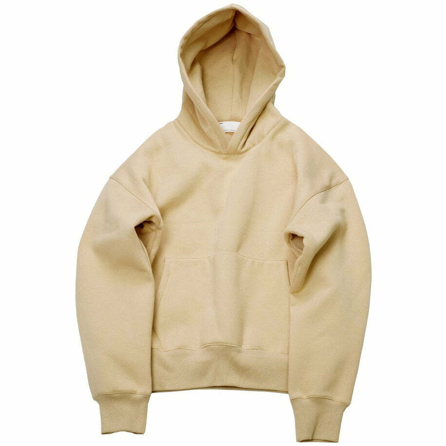 Nude Hoodie - Y2K Vintage Outfits for Winter, Street Styles & Aesthetic