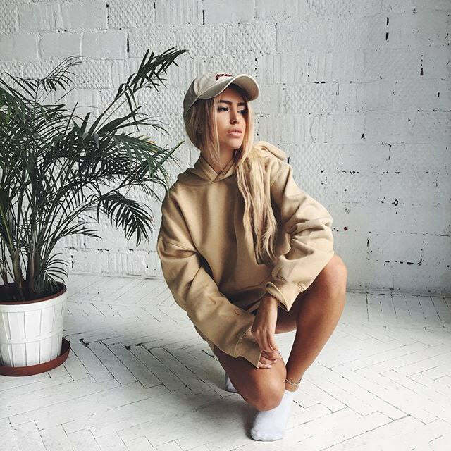 Nude Hoodie - Y2K Vintage Outfits for Winter, Street Styles & Aesthetic