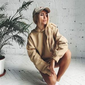 Nude Hoodie - Y2K Vintage Outfits for Winter, Street Styles & Aesthetic