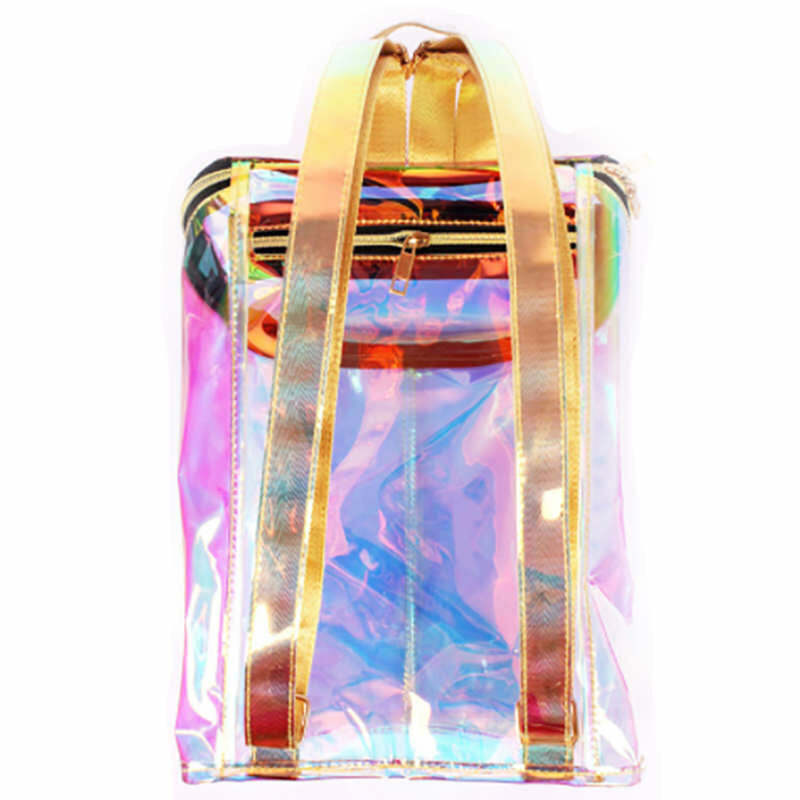 Outta Space Hologram Backpack | Y2K Vintage Aesthetic Street Style Bag