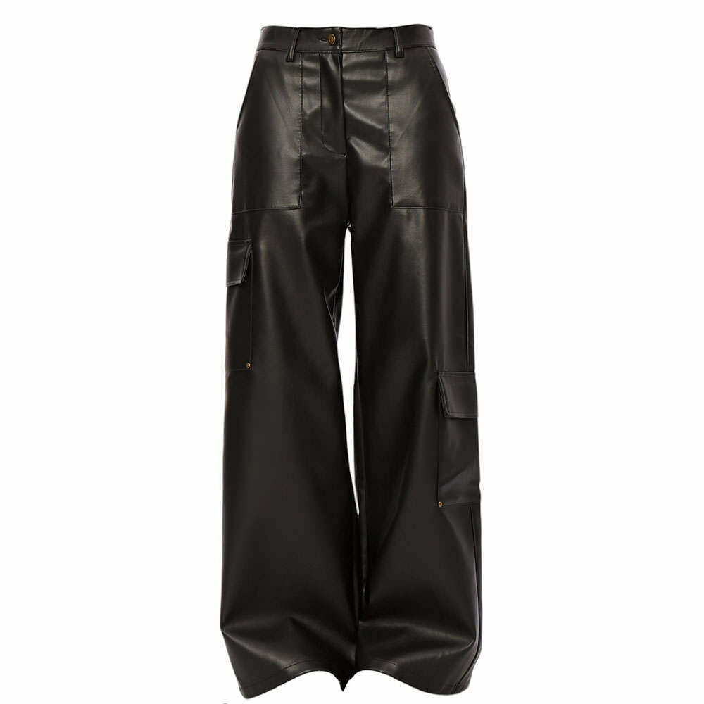 Rock The Scen Leather Trousers - Y2K Vintage Winter Outfits for Women