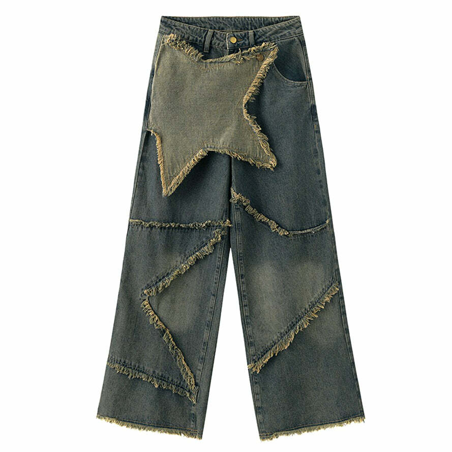 Rock The Scene Star Jeans - Y2K Vintage Outfits for Winter Street Style