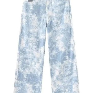 Sky Wash Wide-Leg Jeans - Y2K Vintage Outfits for Winter Street Style