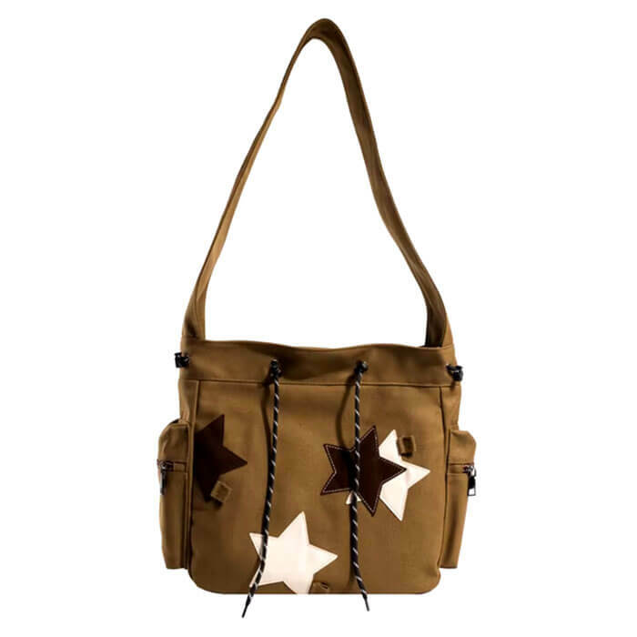 Star Girl Crossbody Bag - Y2K Vintage Outfits for Winter Street Style