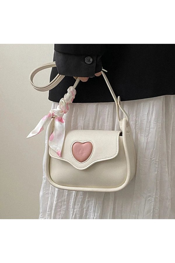 Sweetheart Charm Shoulder Bag | Y2K Vintage Outfits & Aesthetic Styles