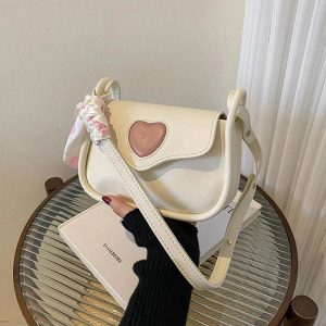 Sweetheart Charm Shoulder Bag | Y2K Vintage Outfits & Aesthetic Styles