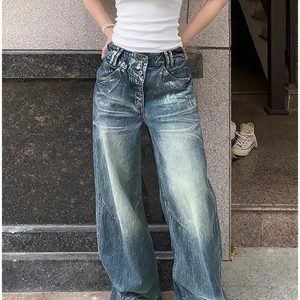 Vintage Fade Wide-Leg Jeans - Y2K Outfits for Winter & Street Style