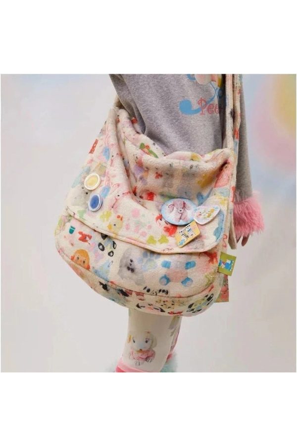 Whimsical Wonderland Plush Bag - Y2K Vintage Outfits for Women