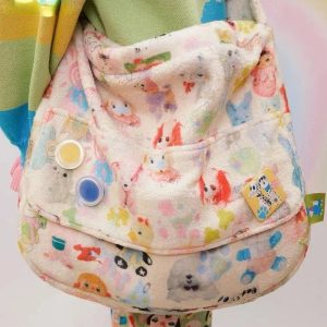 Whimsical Wonderland Plush Bag - Y2K Vintage Outfits for Women