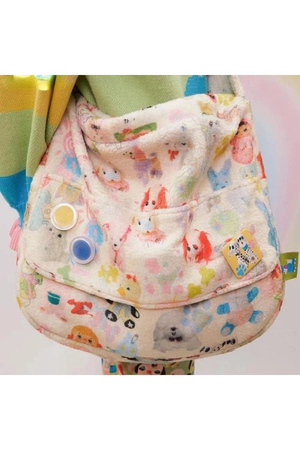 Whimsical Wonderland Plush Bag - Y2K Vintage Outfits for Women